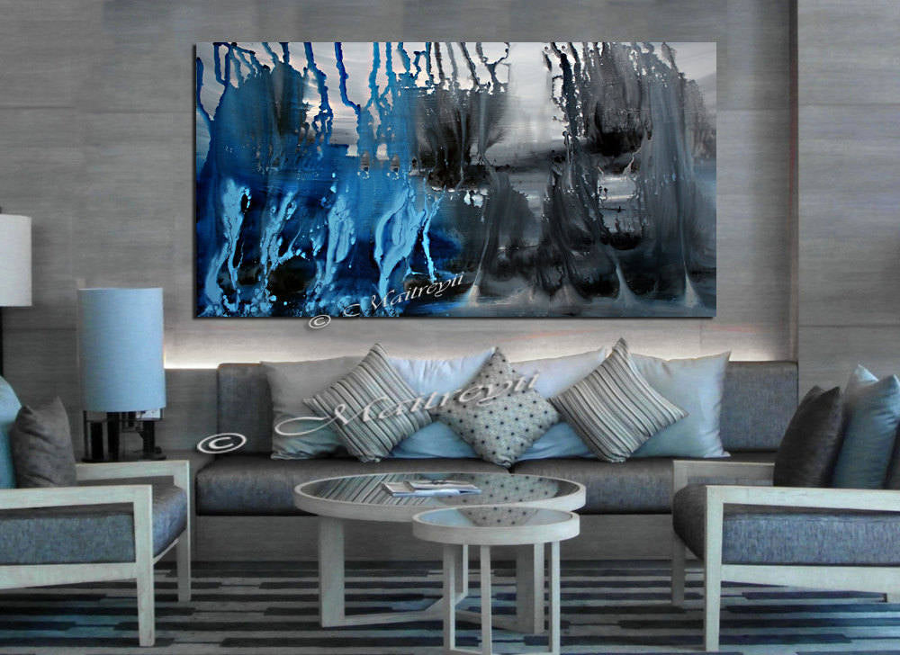 Abstract Paintings For Sale | Cityscape Original Paintings Modern Art For Luxury Homes | The Urban City