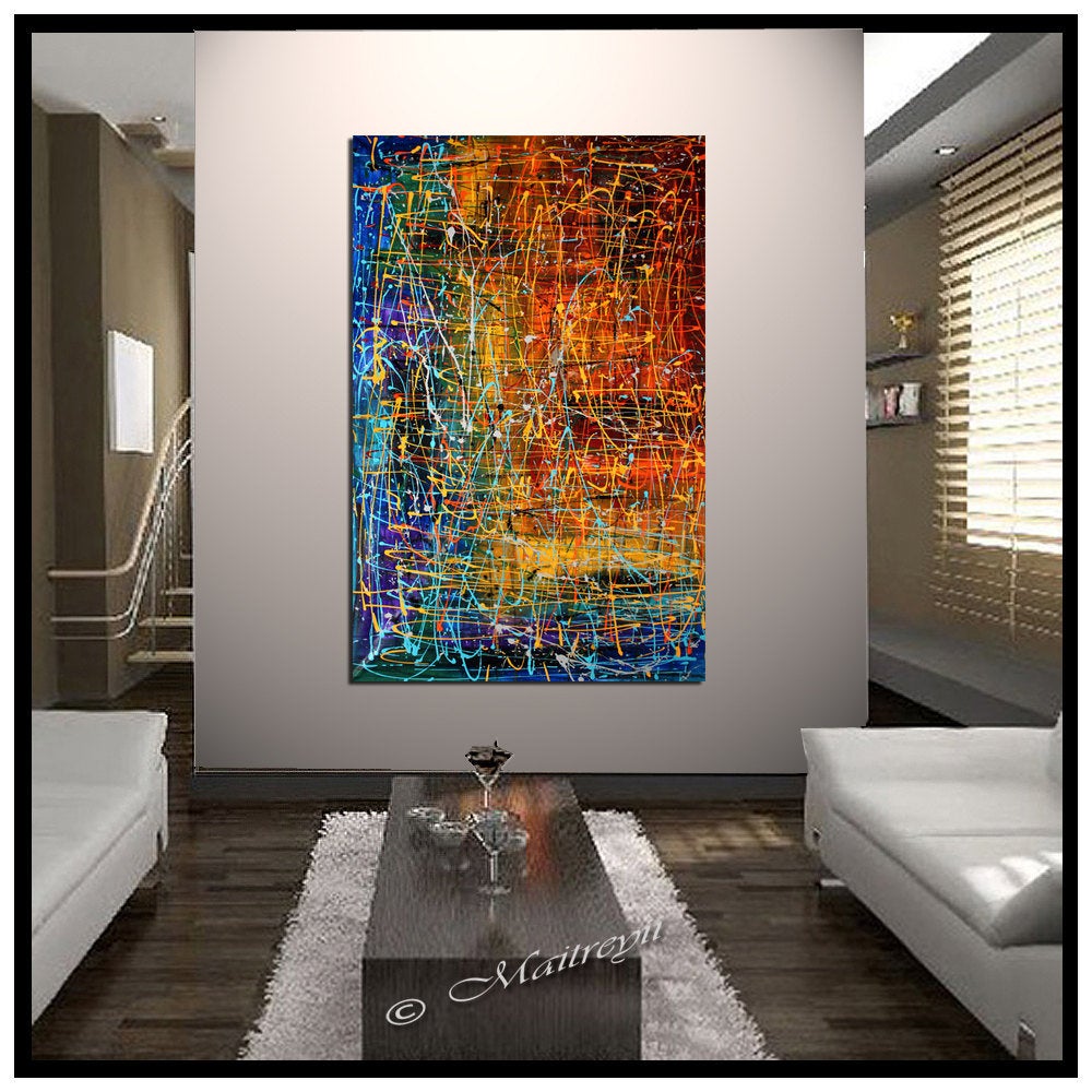 Multicolored Abstract Painting