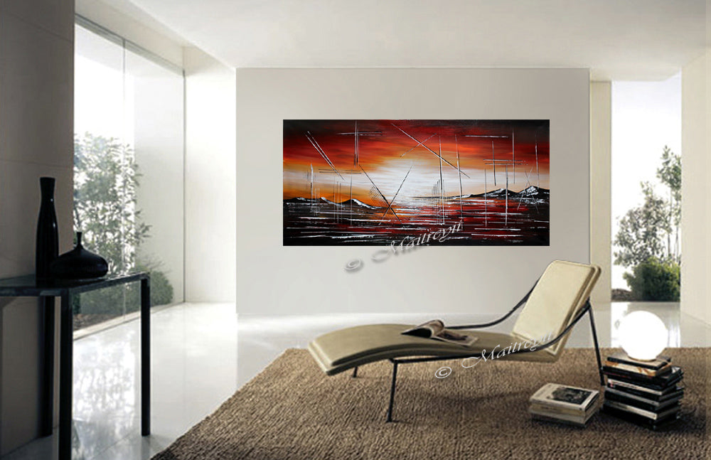 Original Painting - First Sunset - LargeModernArt
