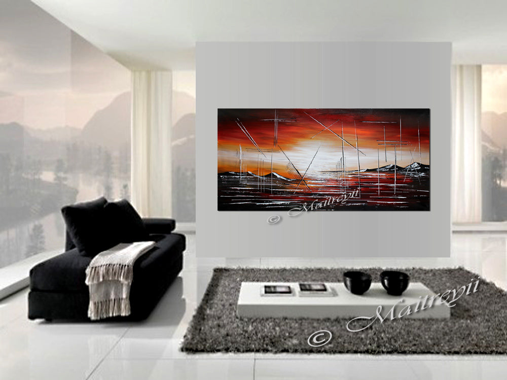 Original Painting - First Sunset - LargeModernArt
