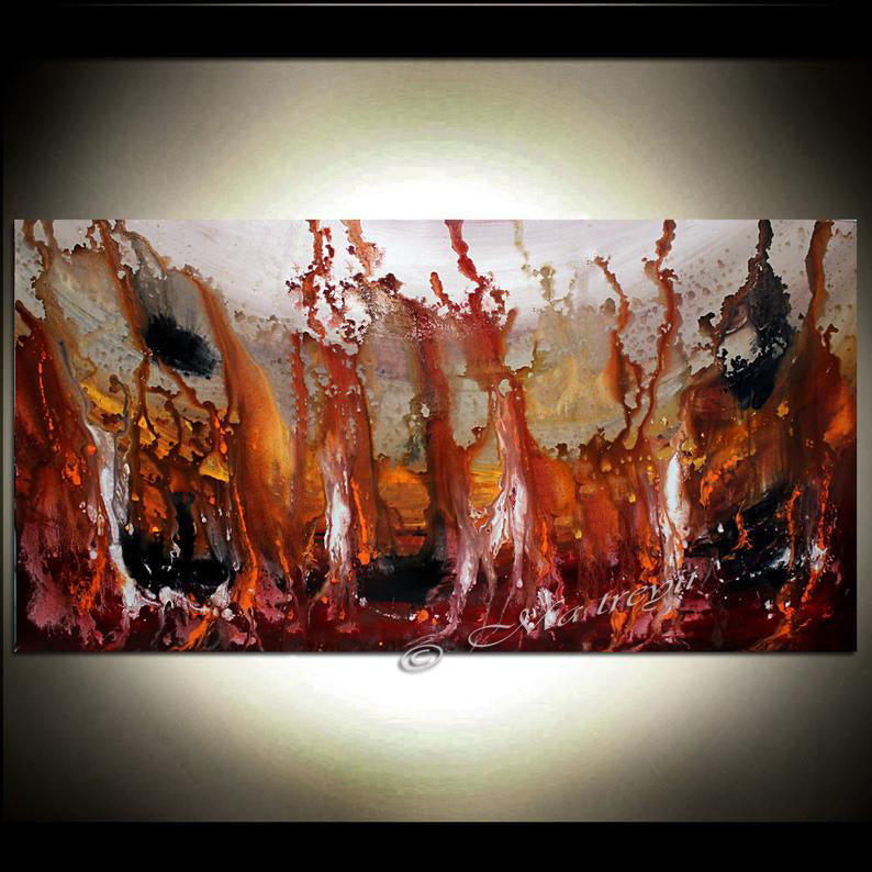 Abstract Paintings Modern Art For Luxury Homes | Rising in Love