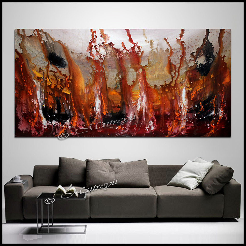 Abstract Paintings Modern Art For Luxury Homes | Rising in Love