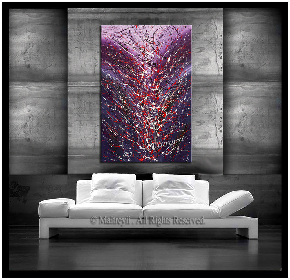 Abstract Painting For Sale Large Oil Painting On Canvas - Luxury Modern Wall Art | Sparkling Beauty 4 - LargeModernArt