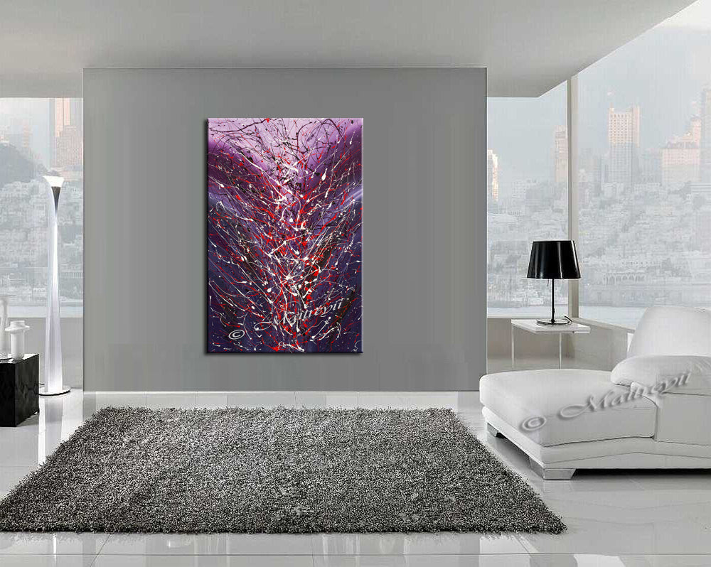 Abstract Painting For Sale Large Oil Painting On Canvas - Luxury Modern Wall Art | Sparkling Beauty 4 - LargeModernArt