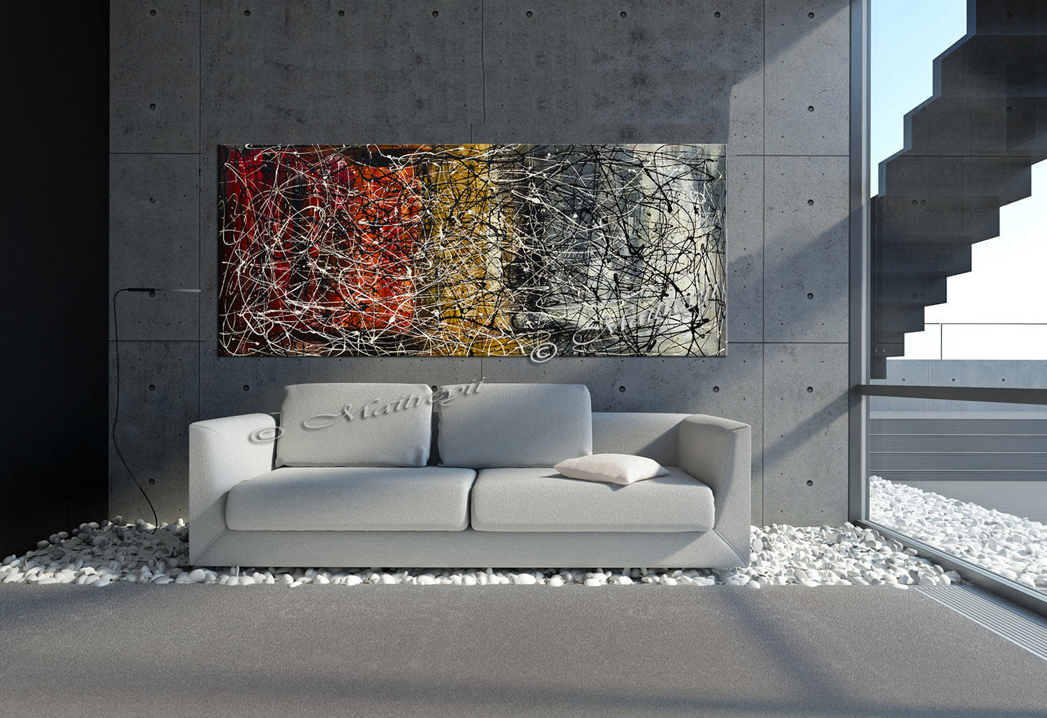 Large Modern Painting | Jackson Pollock | LargeModernArt -Vintage Beauty 24 - LargeModernArt