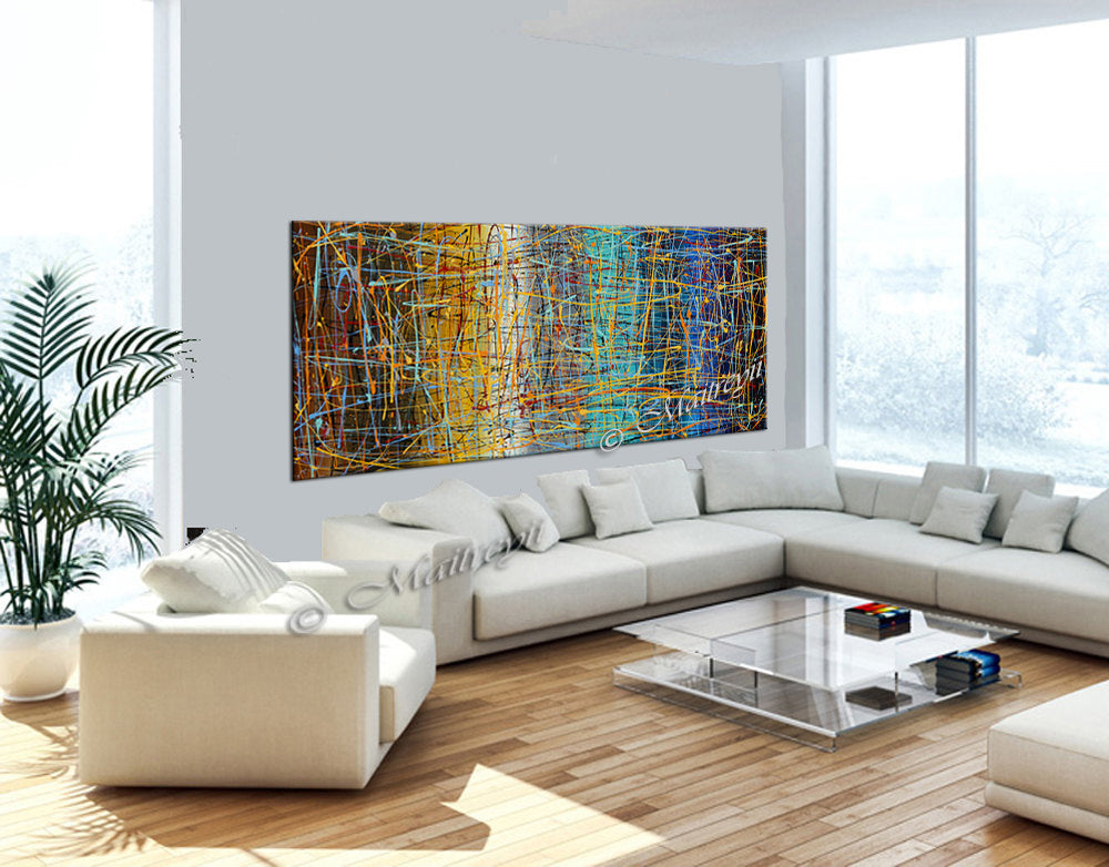 Abstract Paintings Gallery | Jackson Pollock | LargeModernArt - Vintage Beauty 64 - LargeModernArt