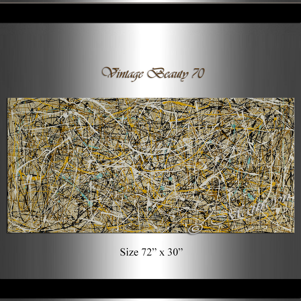 Modern Art for Sale Online | Jackson Pollock | LargeModernArt -Vintage Beauty 70 - LargeModernArt