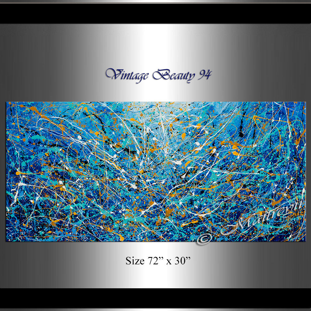 Artwork to Buy Online | Jackson Pollock | LargeModernArt - Vintage Beauty 94 - LargeModernArt