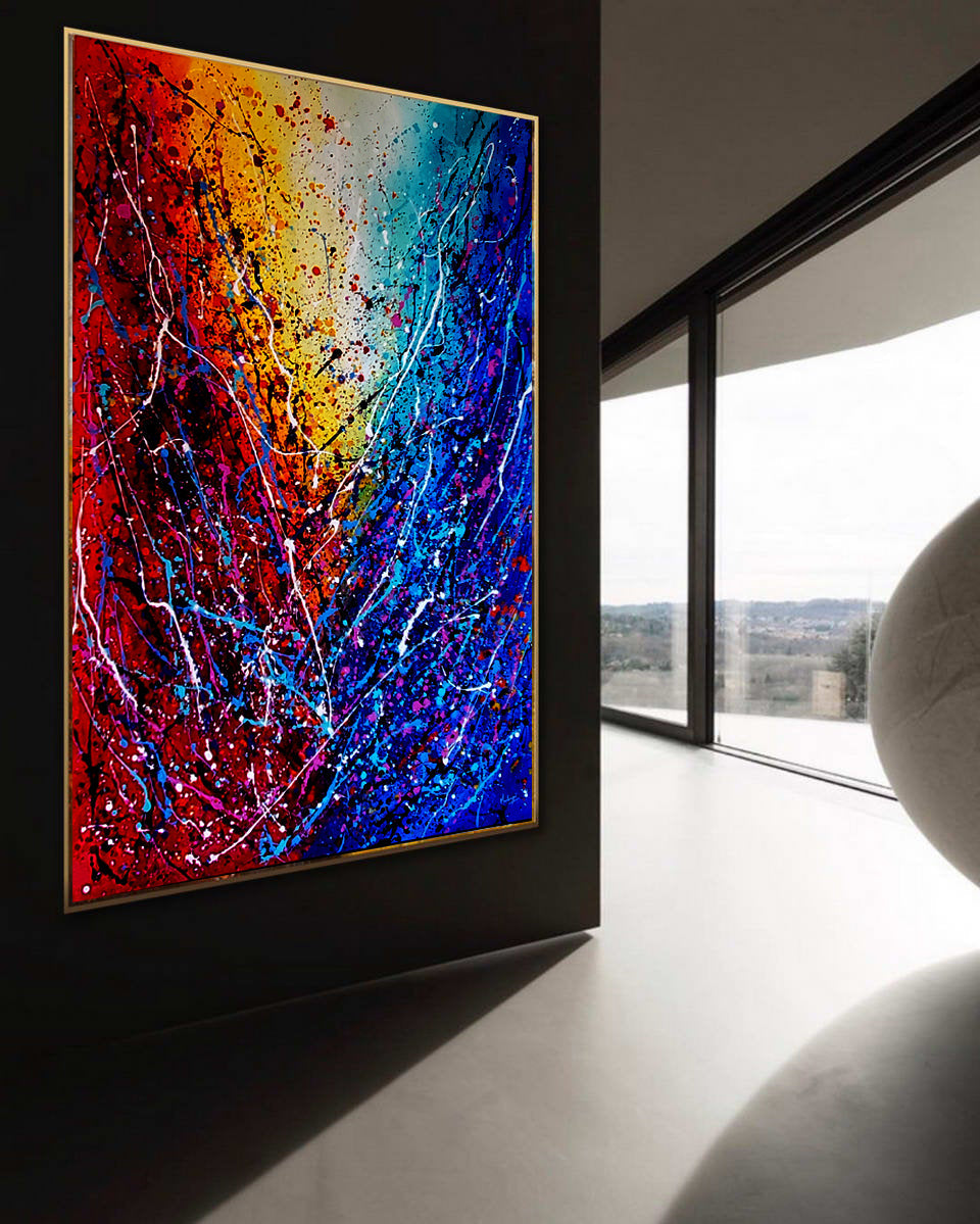 Abstract Paintings for Sale Online | Online Art Gallery - Vintage Beauty 110 - LargeModernArt