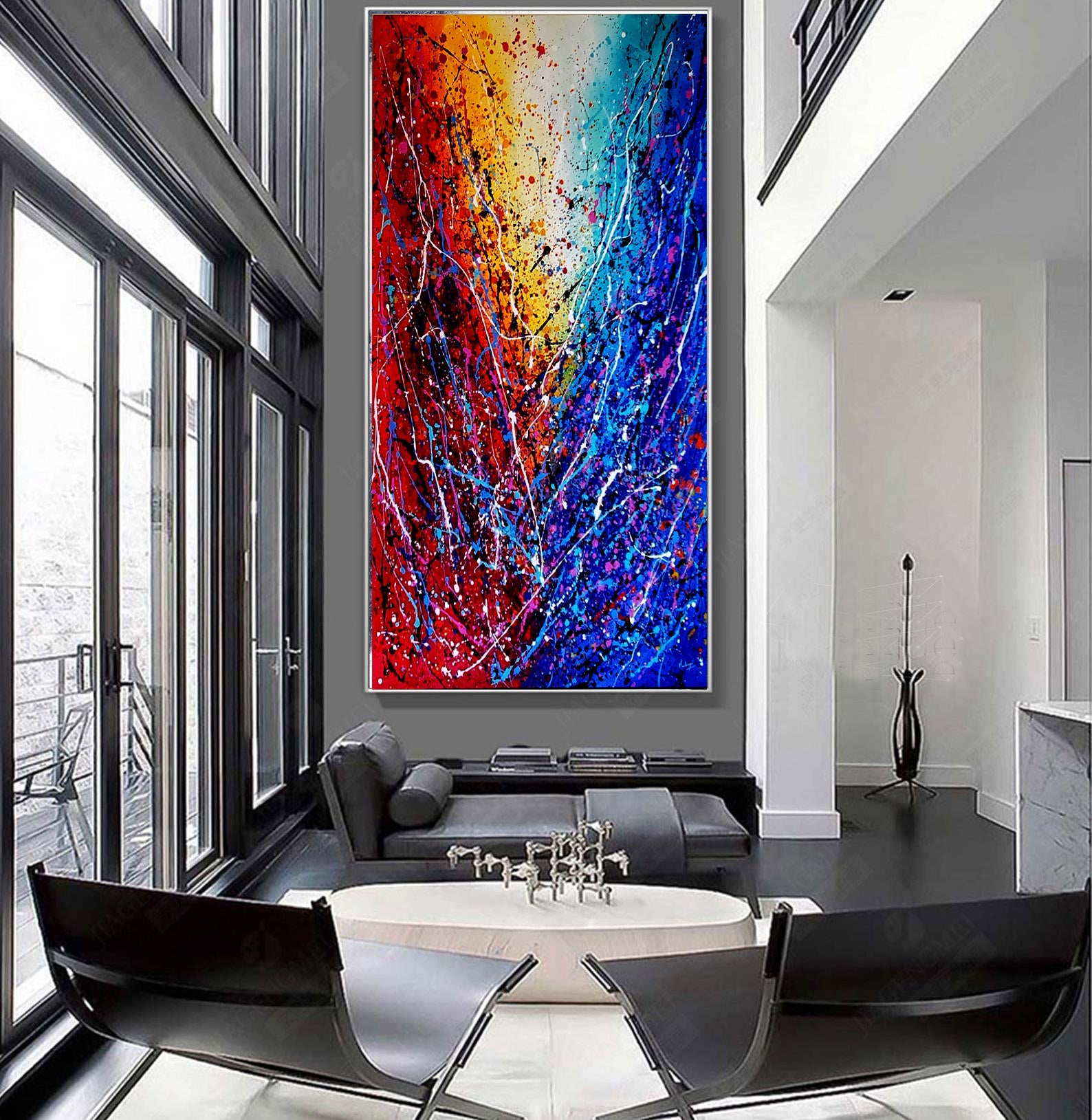 Abstract Paintings for Sale Online | Online Art Gallery - Vintage Beauty 110 - LargeModernArt
