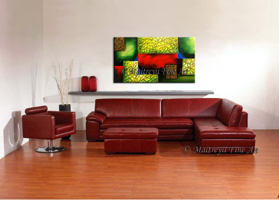 Abstract Modern Art Oil Painting on Canvas Modern Texture Painting - Mystic Texture 4 - LargeModernArt