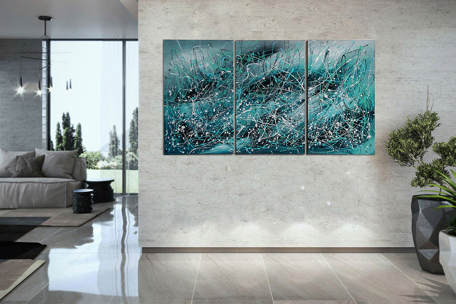 Modern Art 72, Wall Art Home Decor - Beauty in Peace - LargeModernArt