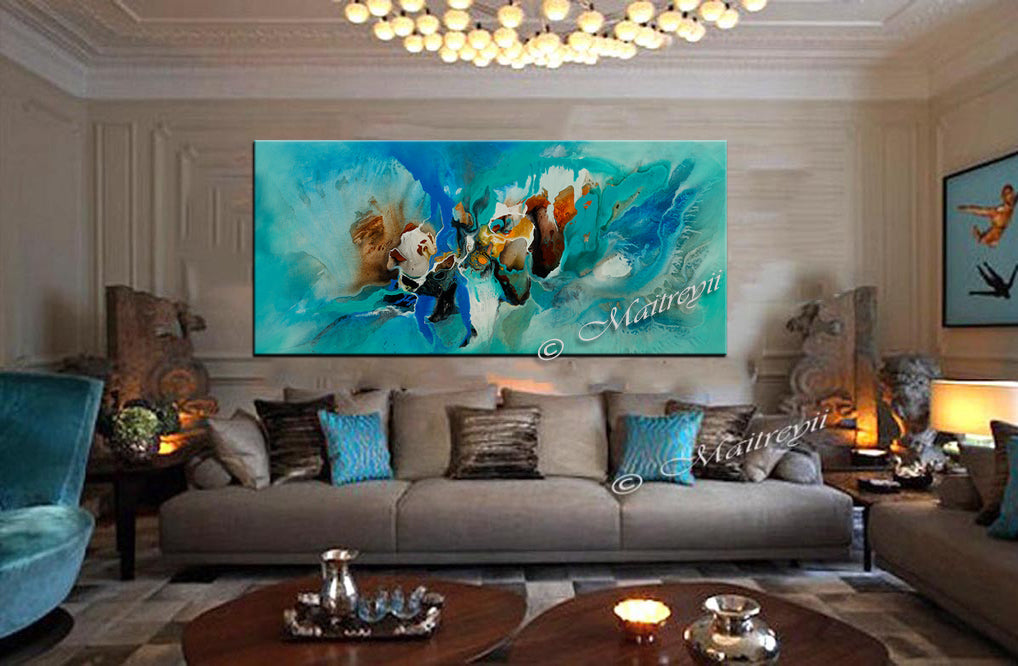 Abstract Modern Art Oil Painting on Canvas Modern Wall Art Amazing Abstract Painting - Amazing Abstract 1 - LargeModernArt