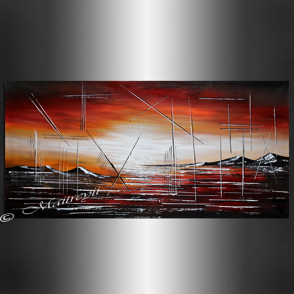 Original Painting - First Sunset - LargeModernArt