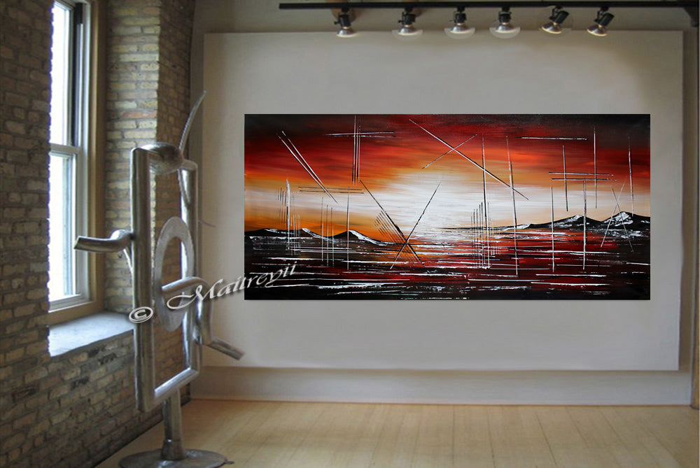 Original Painting - First Sunset - LargeModernArt