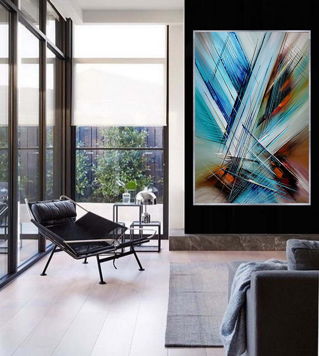 Large Modern Art for Sale | Original Paintings office living room decoration‎ | Largemodernart - LargeModernArt
