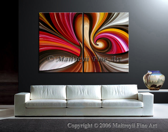 Large Oil Painting For Luxury homes - Lovers Lane - LargeModernArt