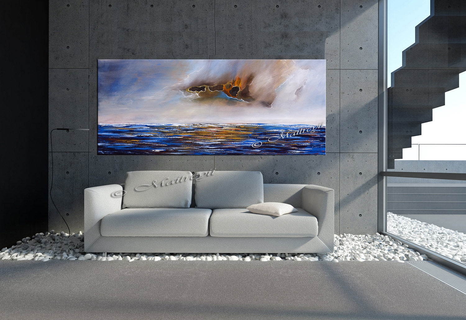 Original Oil Paintings - Ocean Paradise 12 - LargeModernArt