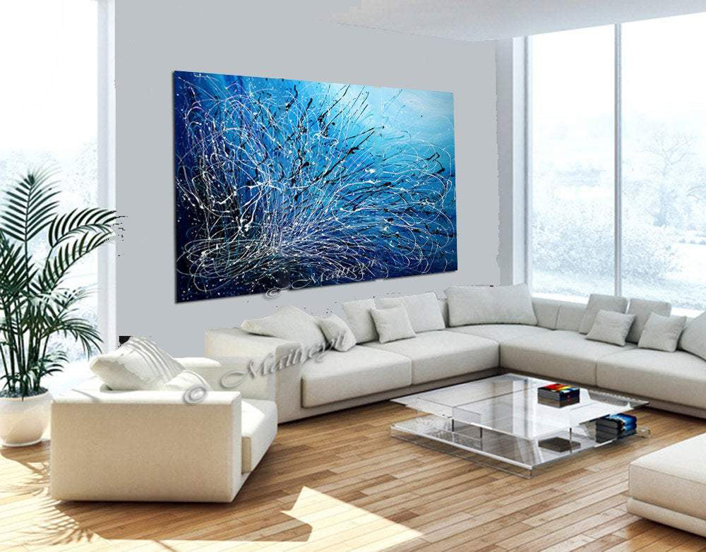 Blue Modern Art For Luxury Homes | Ocean Spray