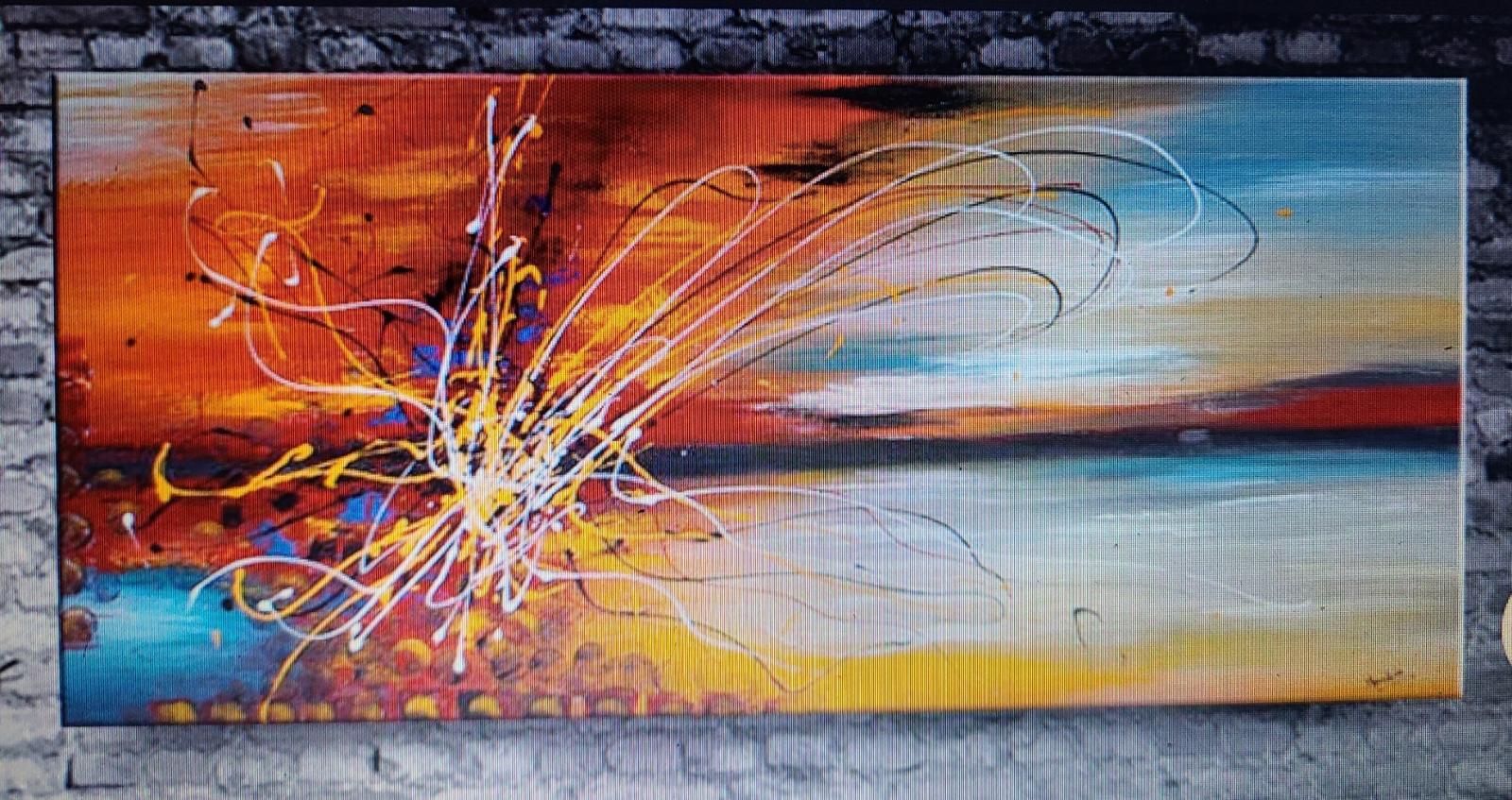 Custom Painting Size 132"x 65" (Unstretched Canvas) - LargeModernArt