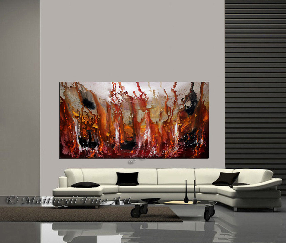 Abstract Paintings  Modern Art For Luxury Homes | Rising in Love