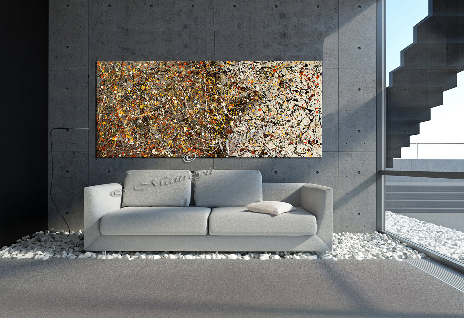 Wall art Paintings | Jackson Pollock | LargeModernArt | Worldwide Shipping - Vintage Beauty 114 - LargeModernArt