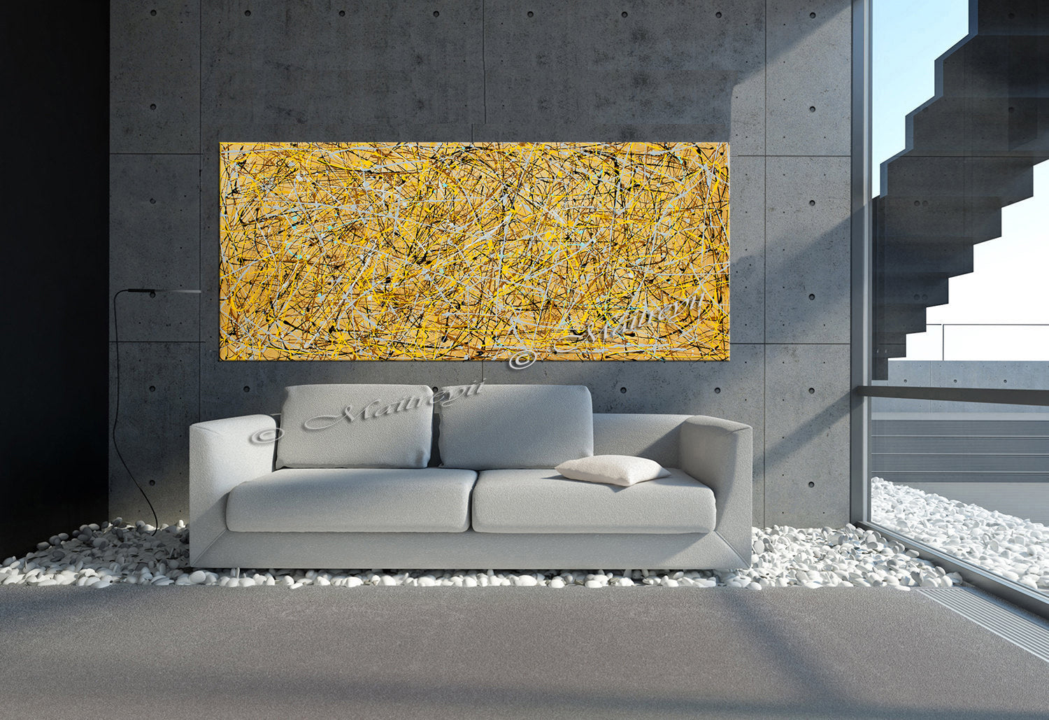 Big Painting for Sale | Jackson Pollock | Large Modern Art - Vintage Beauty 125 - LargeModernArt