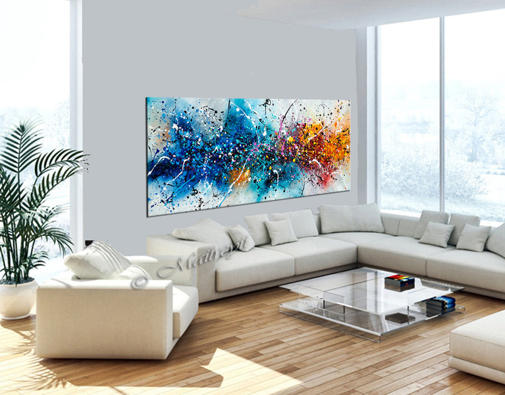 Where to buy Jackson Pollock Style Painting - Large Modern Art - Vintage Beauty 149 - LargeModernArt