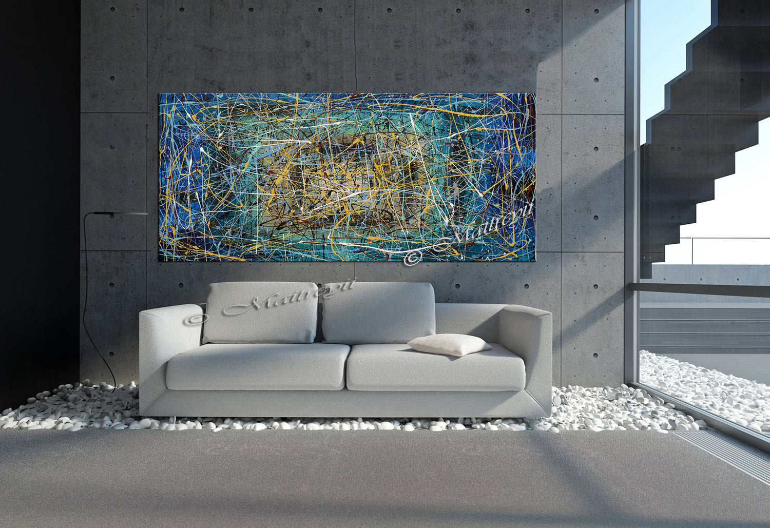 Abstract Paintings Gallery | Jackson Pollock | LargeModernArt - Vintage Beauty 65 - LargeModernArt