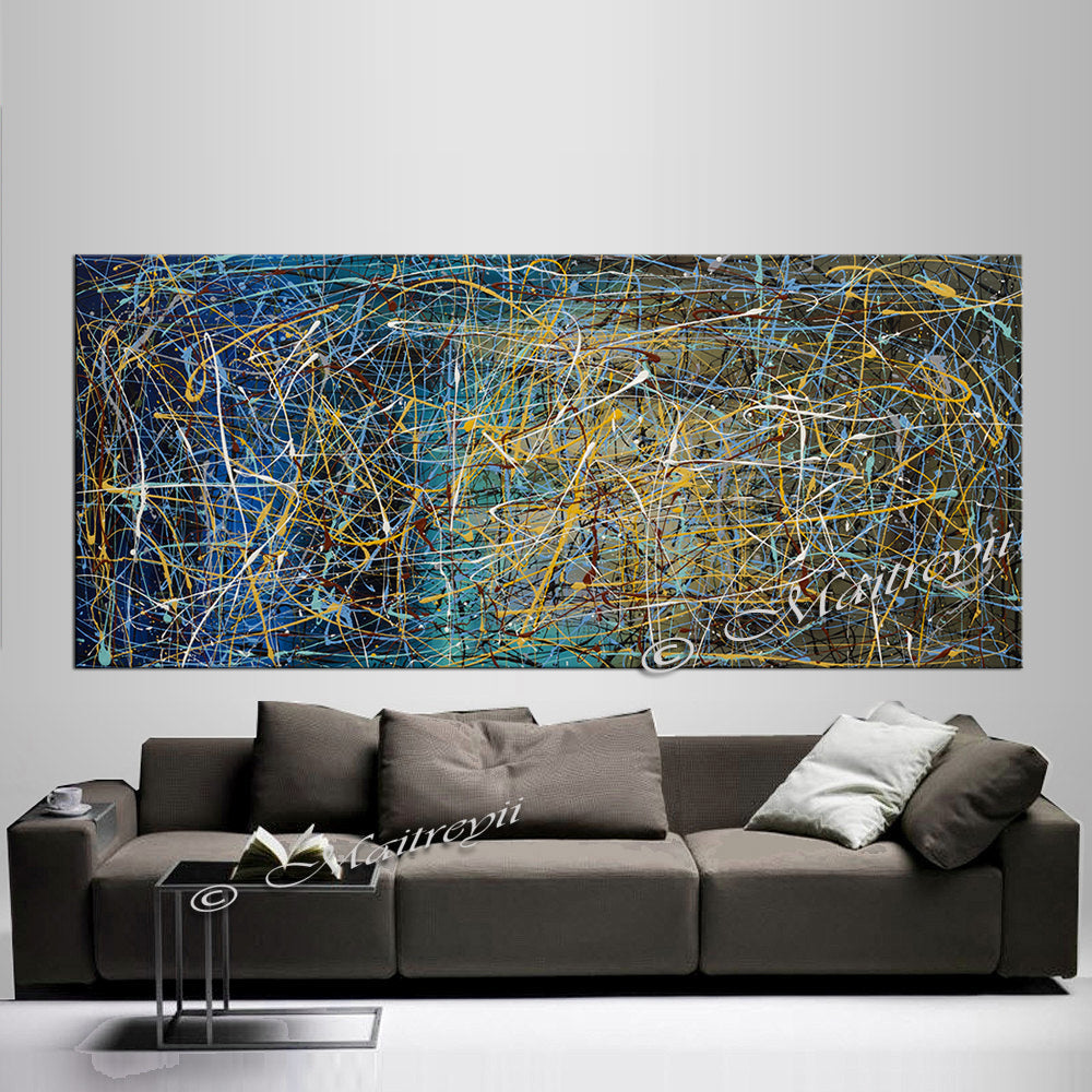 Large Paintings Online | Jackson Pollock | Large Modern Art - Vintage Beauty 66 - LargeModernArt
