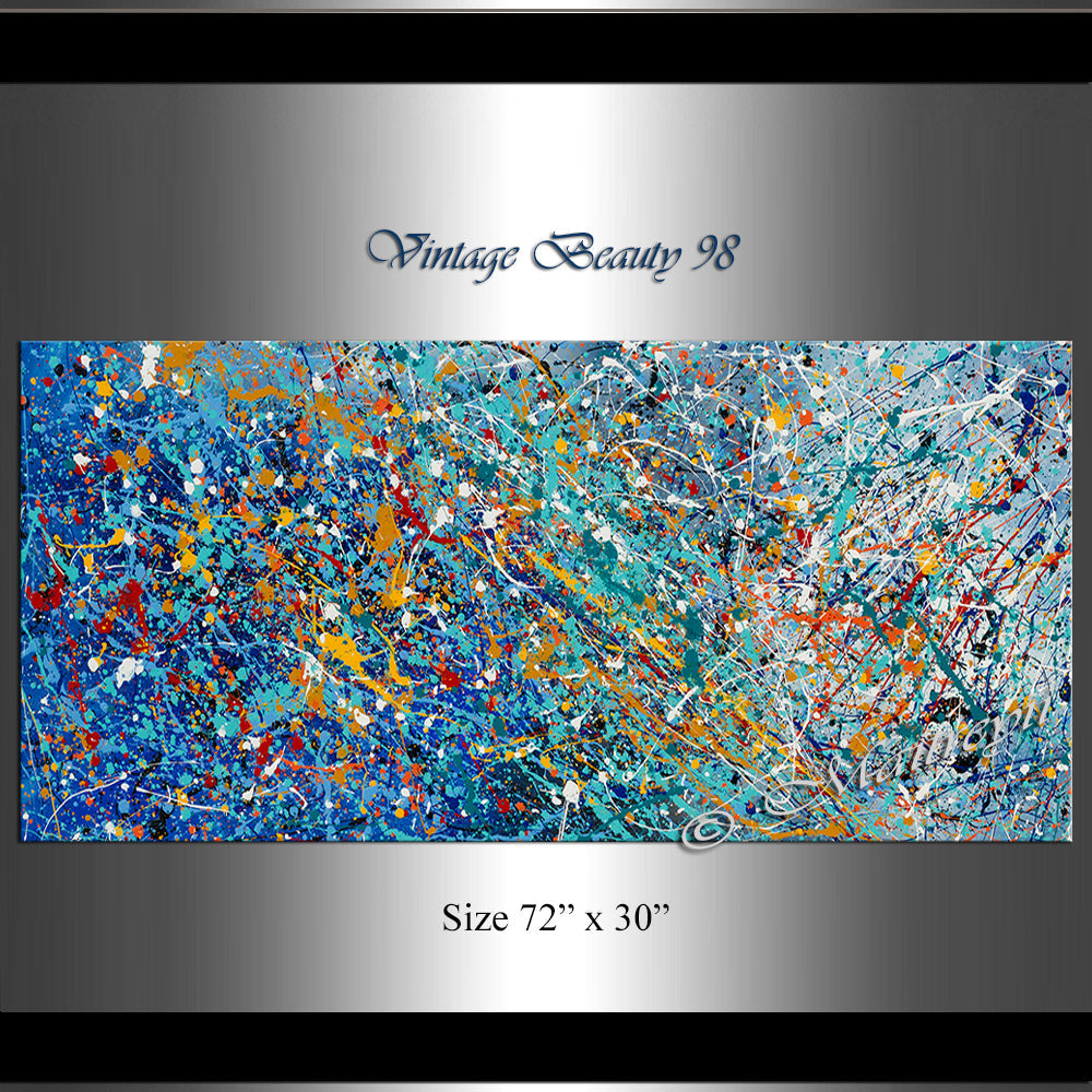 Paintings to Buy | Jackson Pollock | LargeModernArt - Vintage Beauty 98 - LargeModernArt