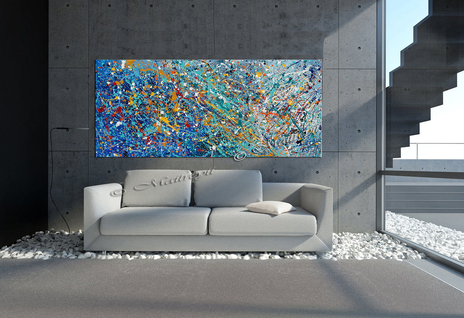 Paintings to Buy | Jackson Pollock | LargeModernArt - Vintage Beauty 98 - LargeModernArt