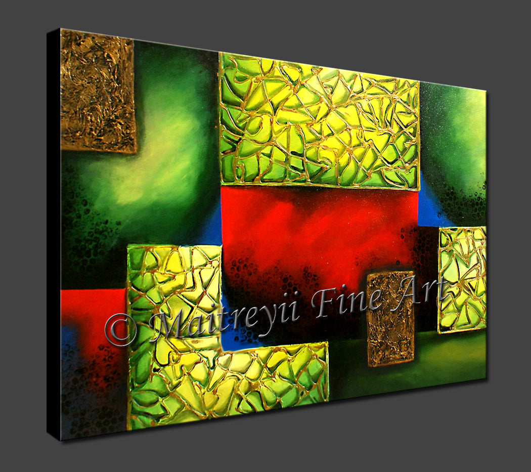 Abstract Modern Art Oil Painting on Canvas Modern Texture Painting - Mystic Texture 4 - LargeModernArt